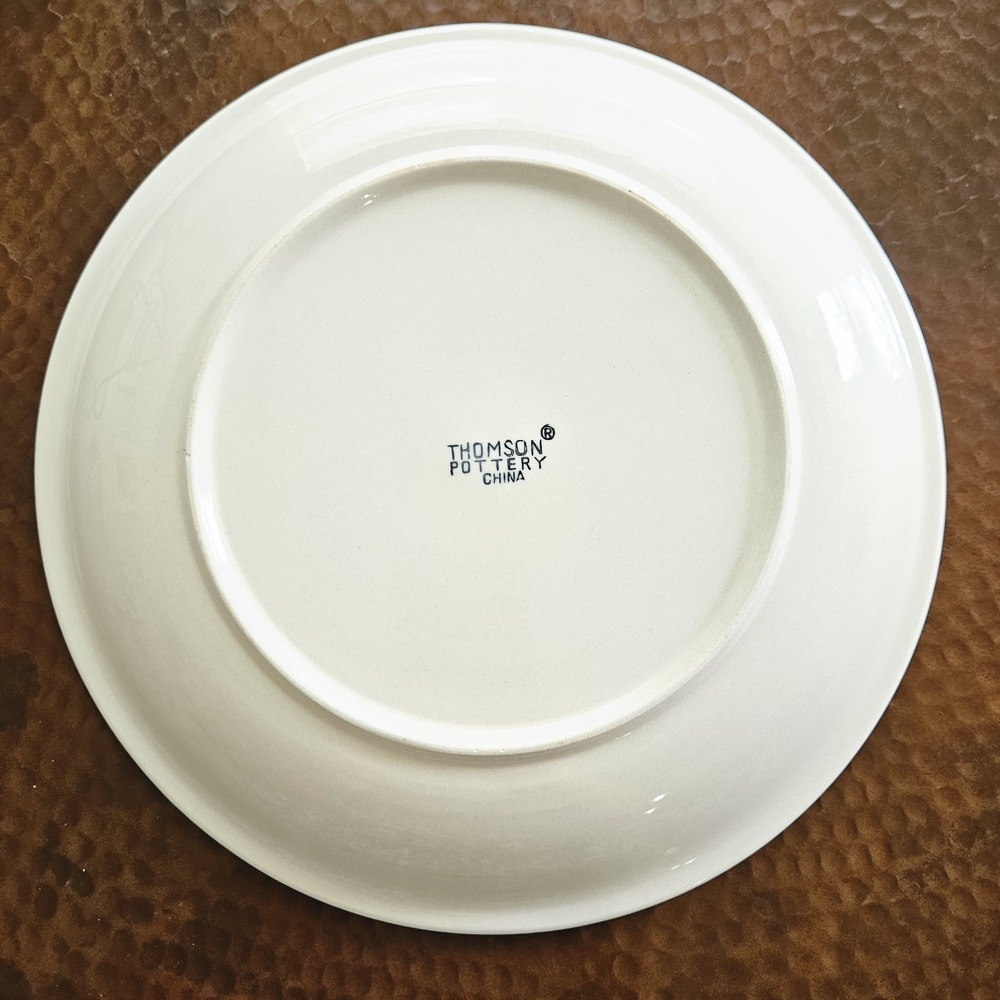 Thomson Pottery Birdhouse 12" Serving Chop Platter Ceramic Cottagecore Kitchen - Picture 4 of 5